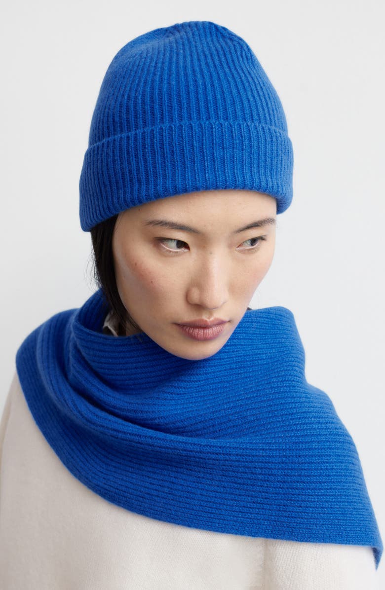 & Other Stories Cashmere Cuffed Beanie, Alternate, color, 