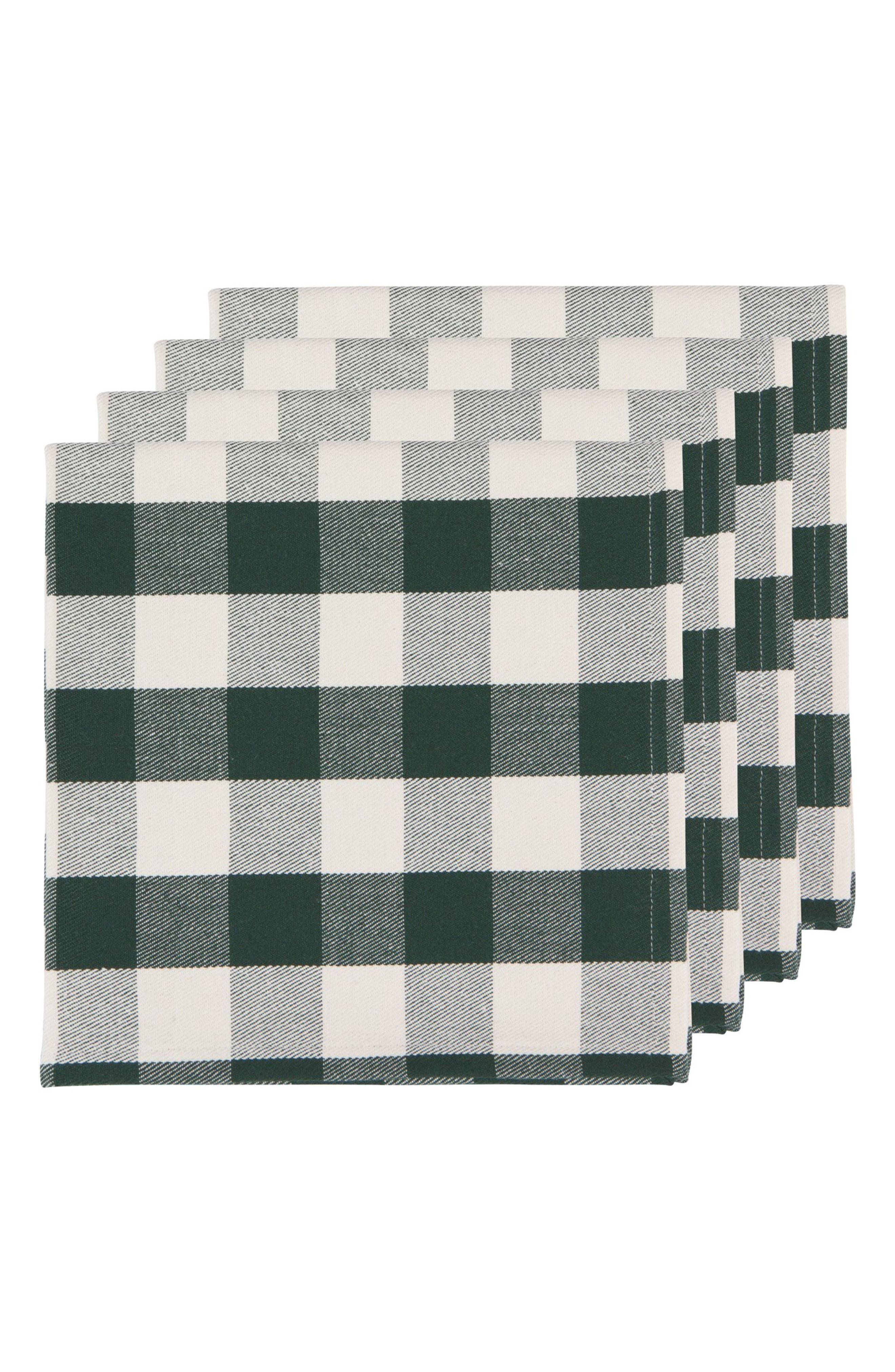 Set of 4 Buffalo Check Napkins