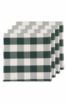 Set of 4 Buffalo Check Napkins