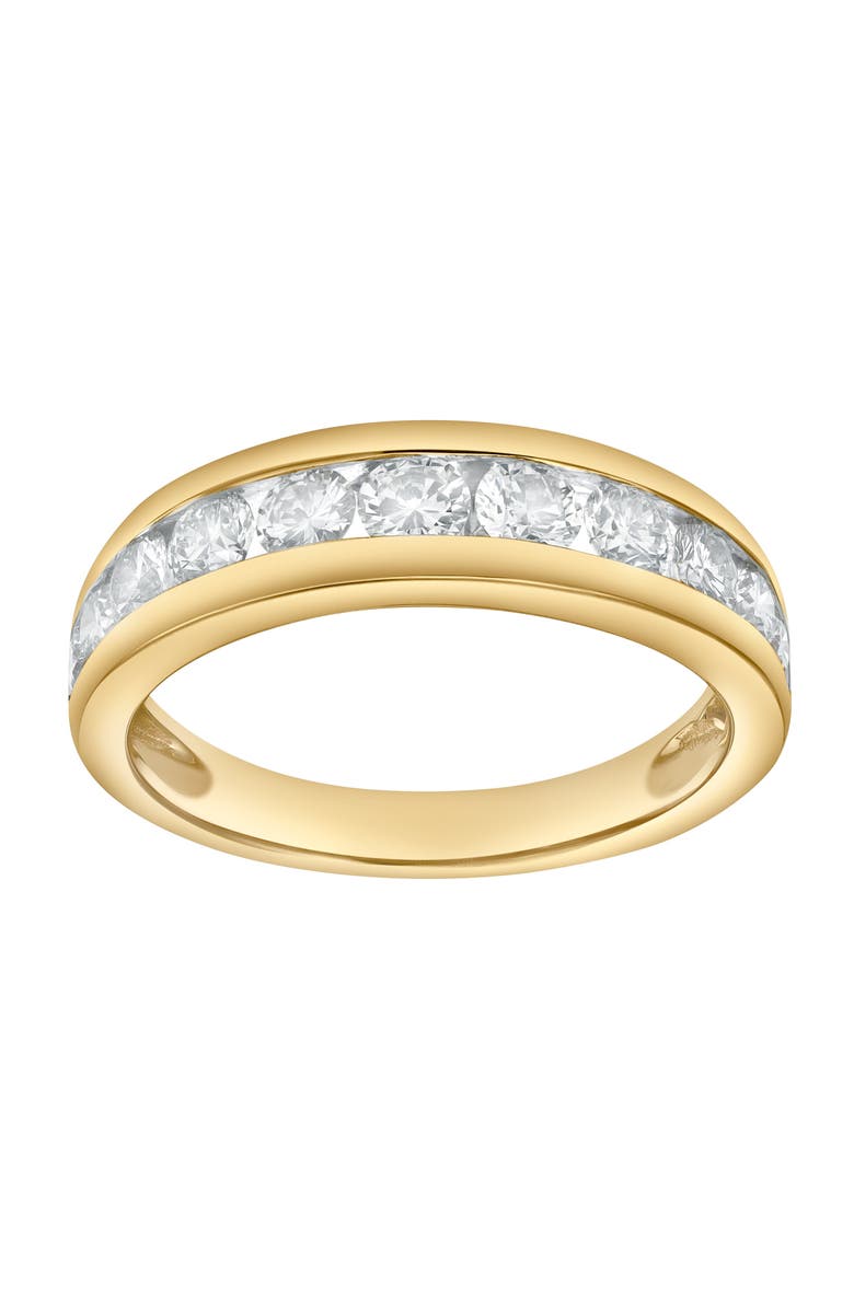 LuvMyJewelry Eterna 1.00 Cts Natural Diamond Band 14K Gold Ring, Main, color, 14K Yellow Gold