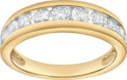 LuvMyJewelry Eterna 1.00 Cts Natural Diamond Band 14K Gold Ring