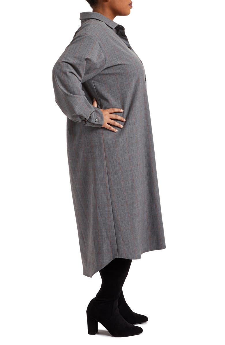 Pari Passu Tammy Long Sleeve High-Low Shirtdress, Alternate, color, 