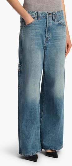 ☆【SATUR】☆(W)Keller Highwaist Carpenter Denim Pant.s☆ Levi's® Wellthread® Women's Carpenter Pants - Dark Wash