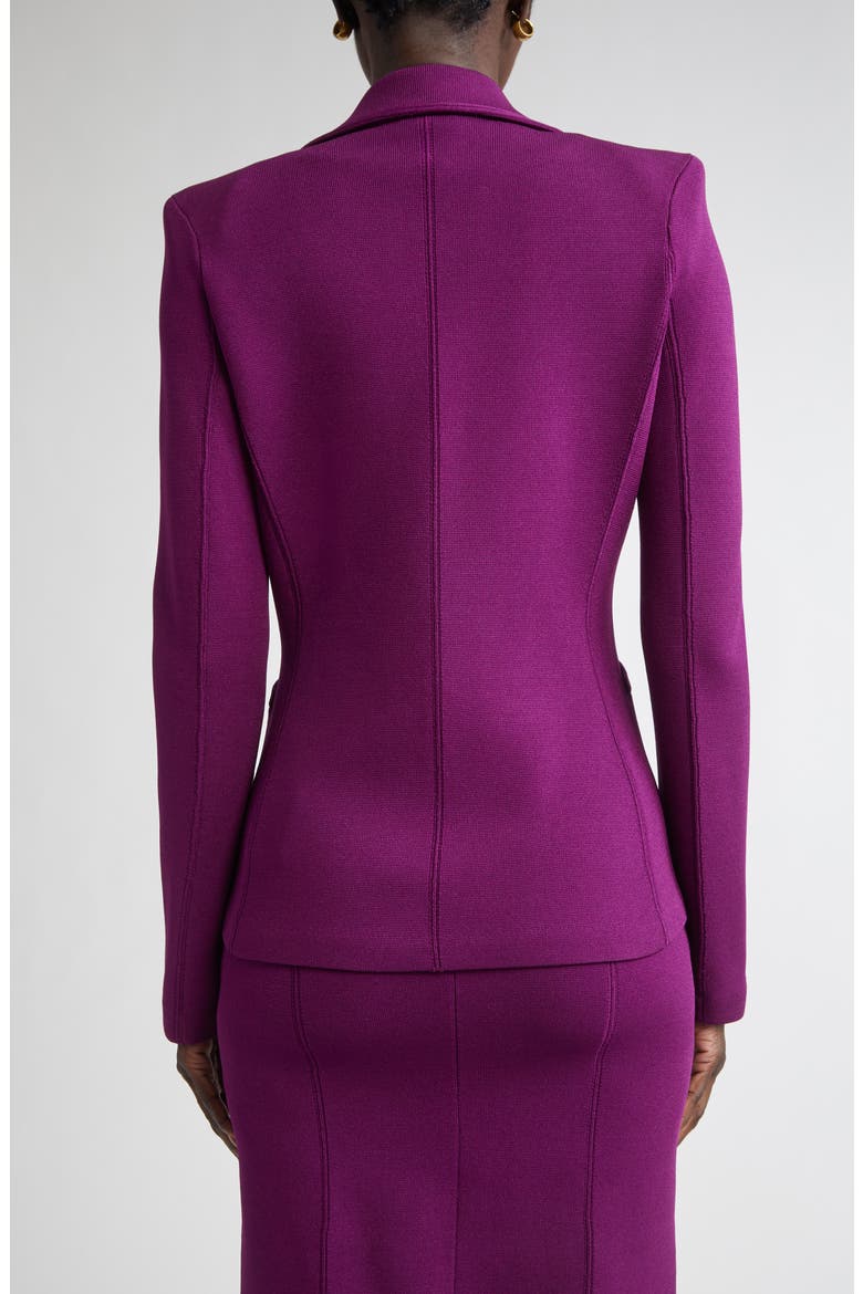 Milano Knit Jacket, Alternate, color, BOYSENBERRY