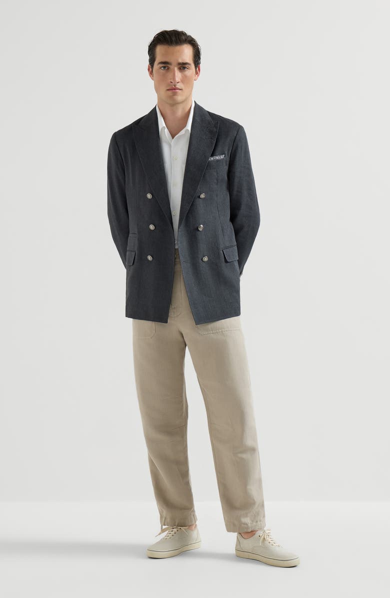 Brunello Cucinelli Shirt with chest pockets, Alternate, color, White