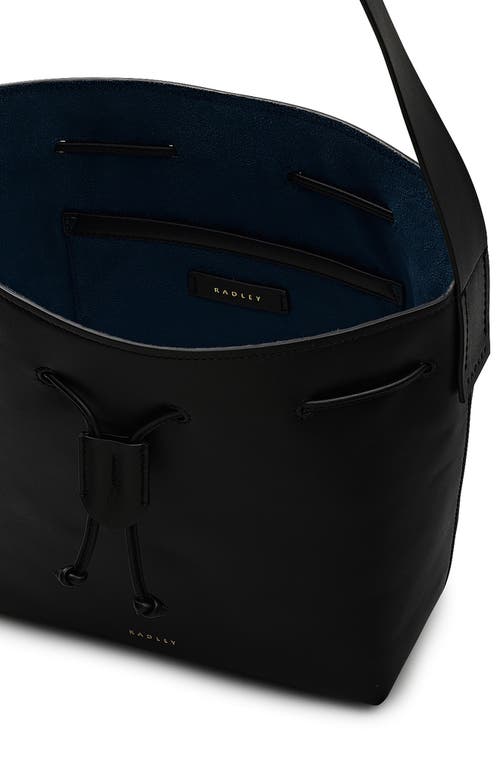 Radley York Leather Bucket Bag In Black