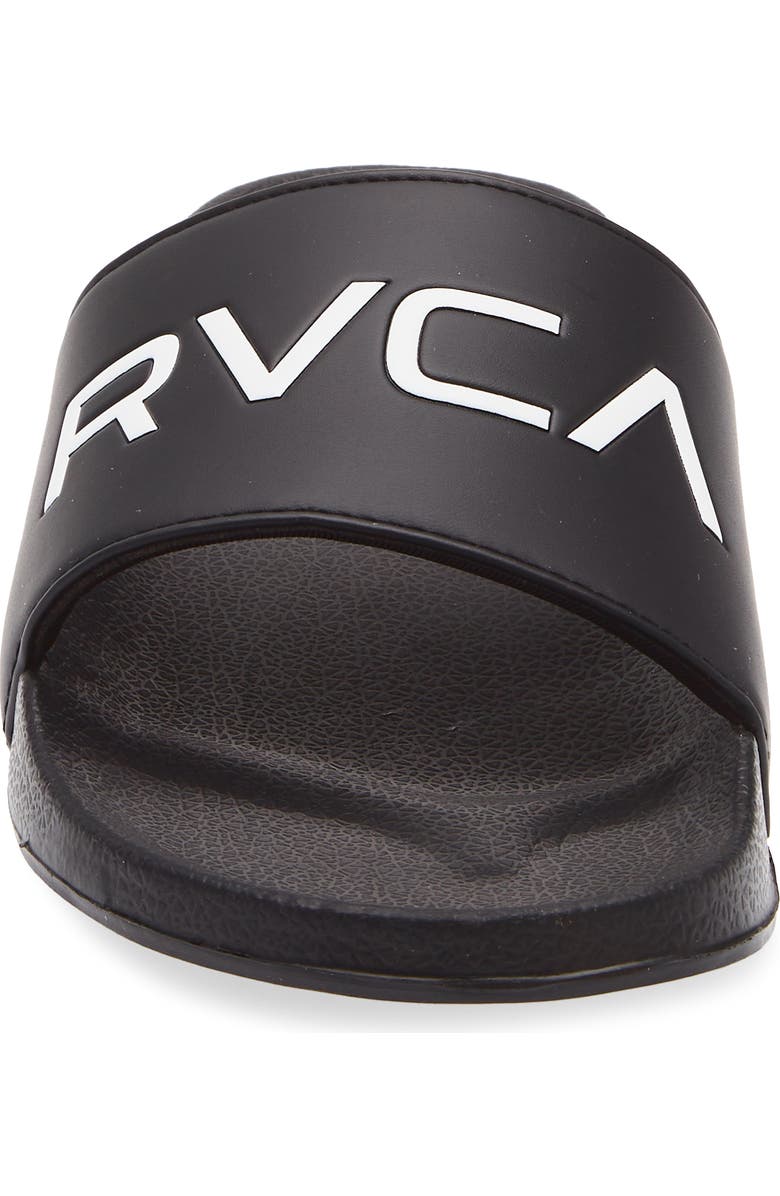 RVCA Sport Slide Sandal, Alternate, color, Black/ White