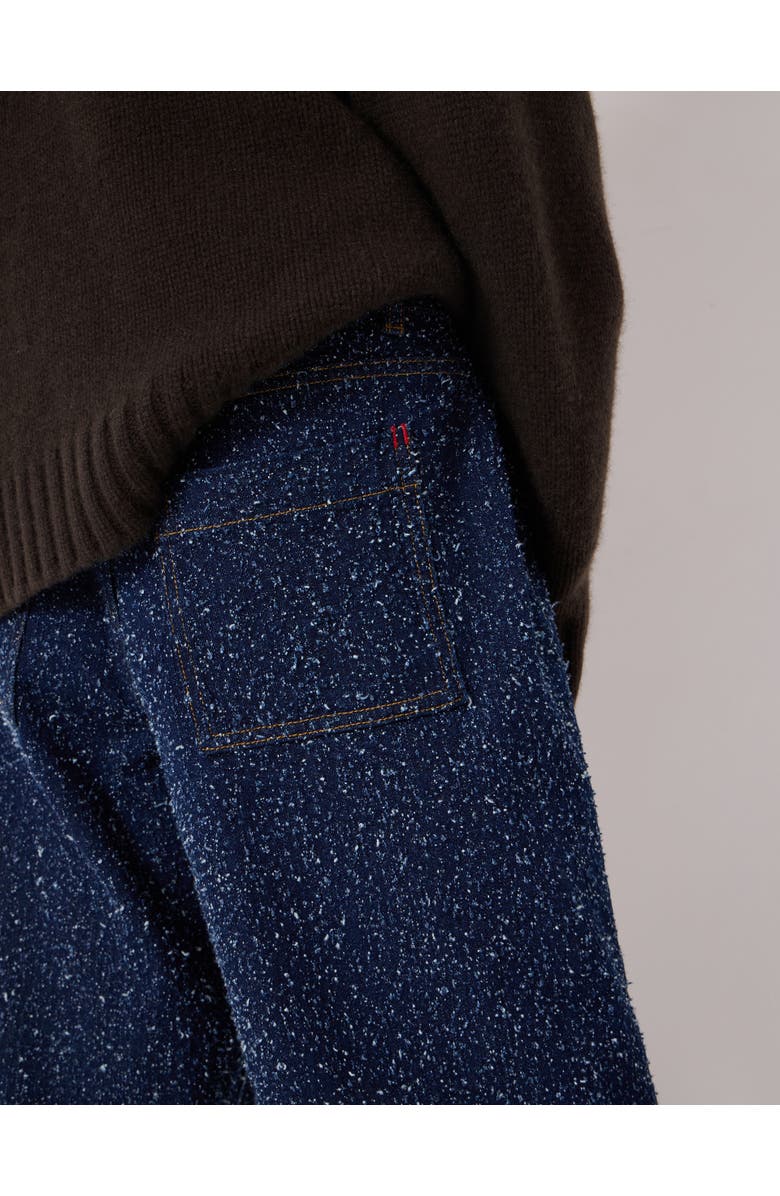 Hush Saskia Textured Straight Leg Jeans, Alternate, color, Rinse Wash