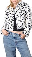 Stoosh Printed Faux Fur Jacket