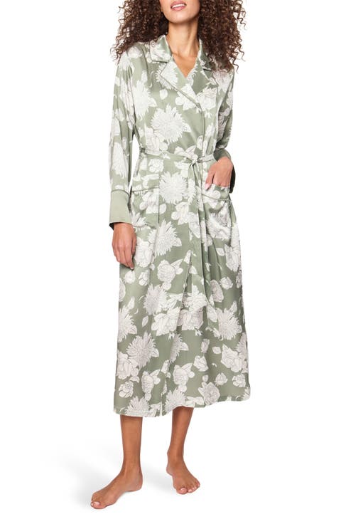 Floral Mulberry Silk Robe