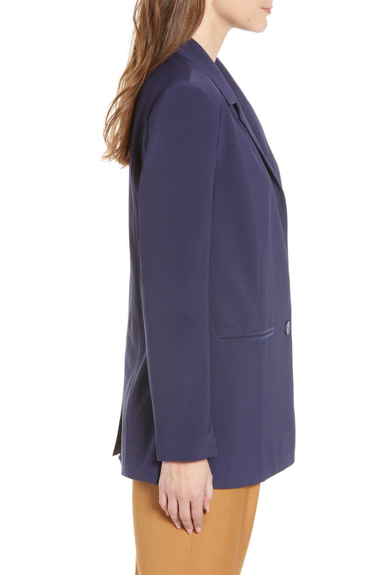 Longline Knit Blazer, Alternate, color, NAVY PEACOAT