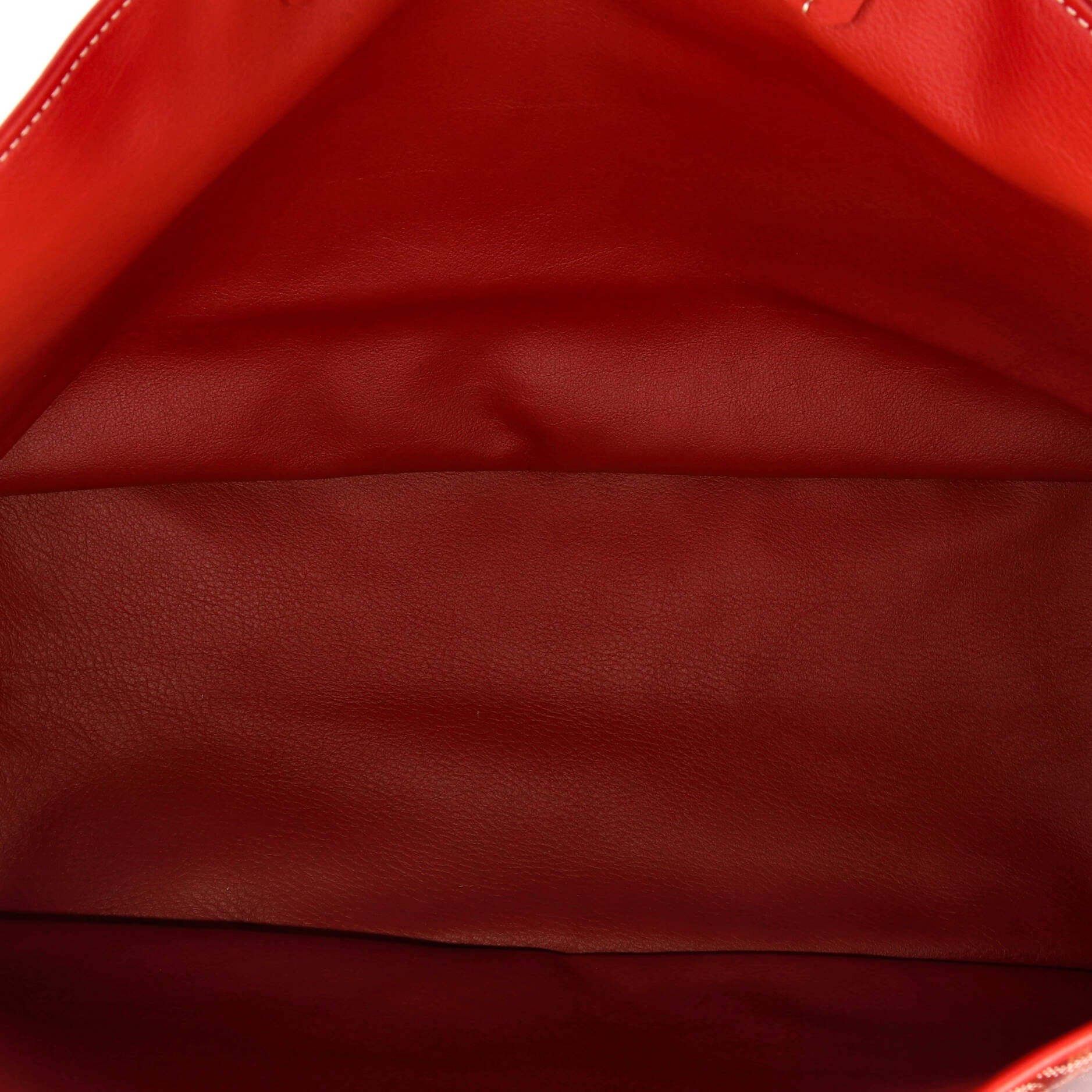 Pre-Owned Goyard Anjou Reversible Tote Coated Canvas PM, Alternate, color, Red