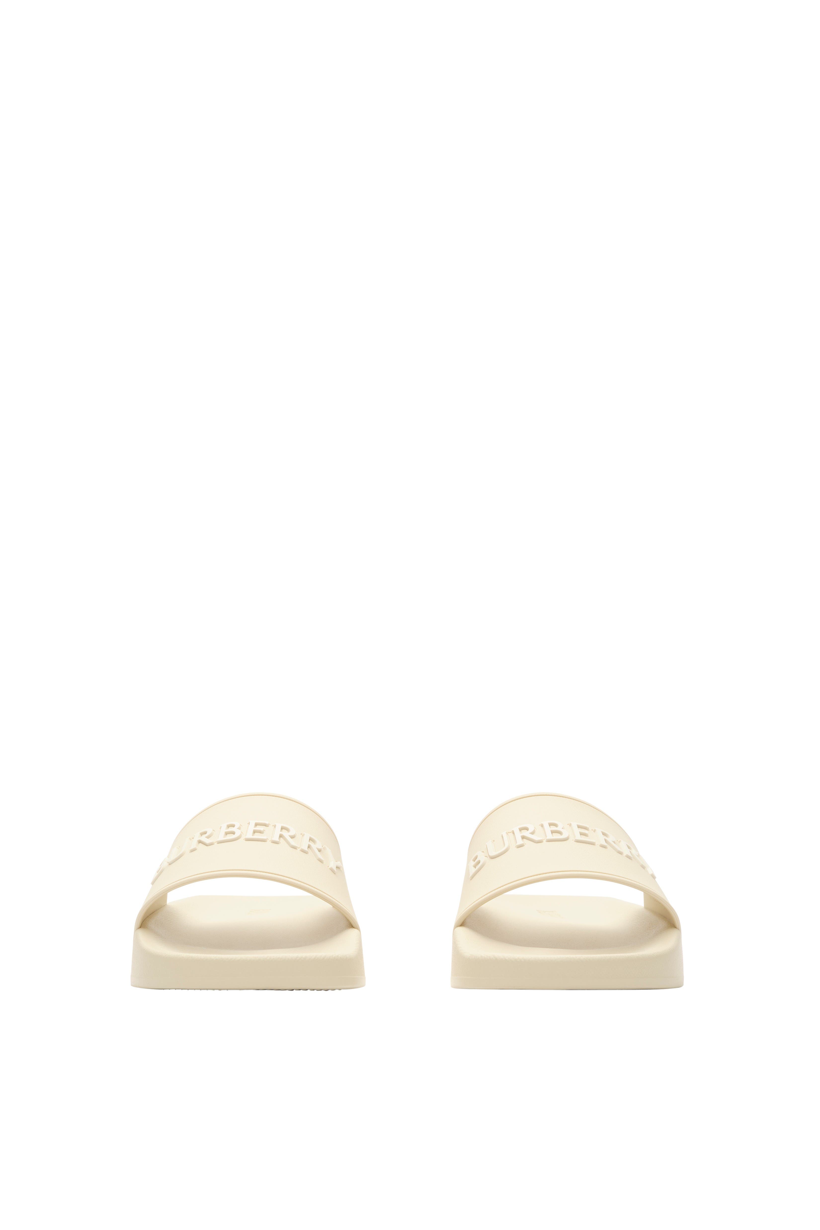 Logo Slides, Alternate, color, Sesame white/dove beige