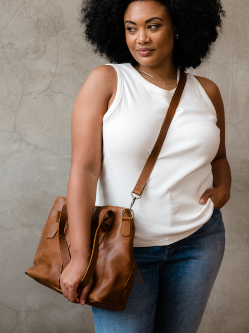 Able Rachel Utility Crossbody In Whiskey