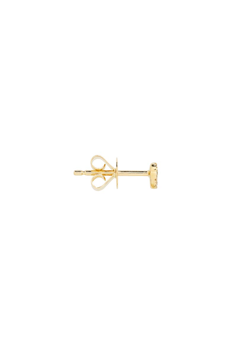 Simple Obession Pavé Diamond Heart Stud Earrings (Nordstrom Exclusive), Alternate, color, 18K YELLOW GOLD
