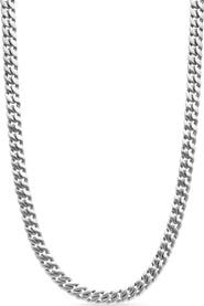 David Yurman Men's Curb Chain Necklace in Sterling Silver, 8mm