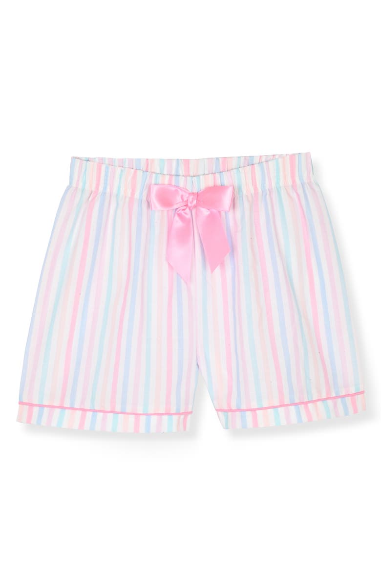 SLEEP ON IT Kids' Stripe Two-Piece Pajamas & Scrunchie Set, Alternate, color, 
