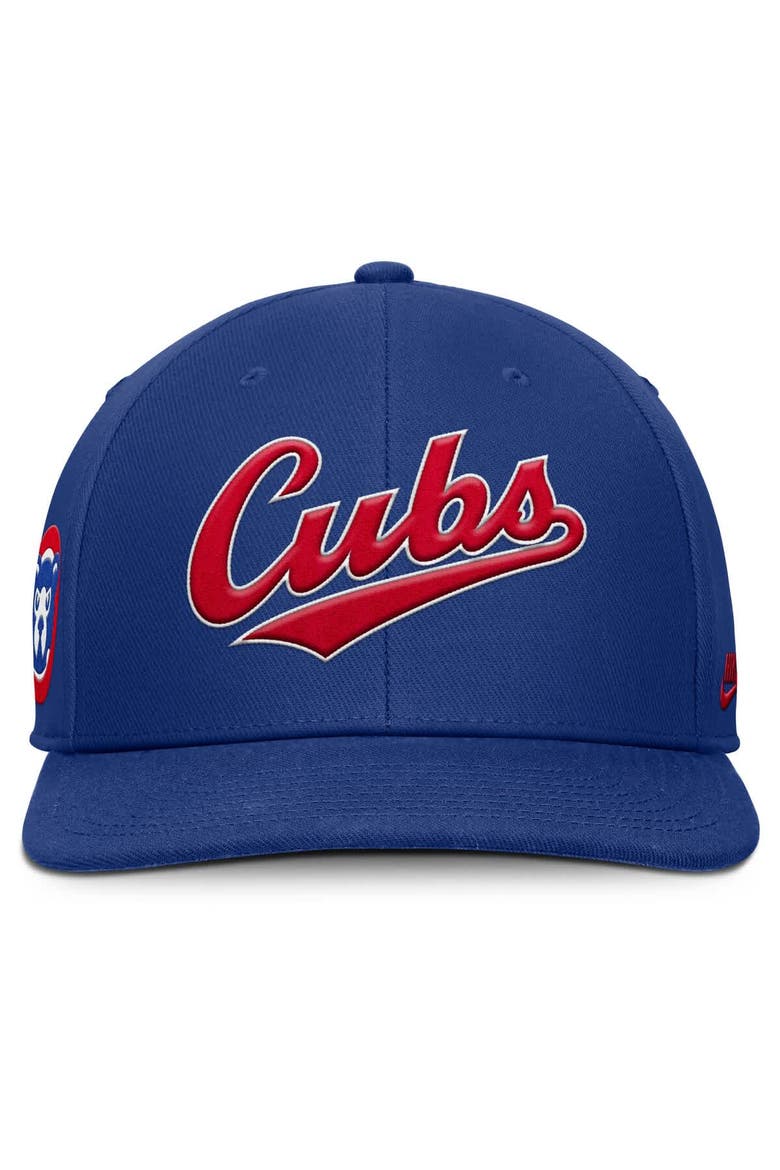 Men's Nike Royal Chicago Cubs Pro Performance Snapback Hat, Alternate, color, Royal
