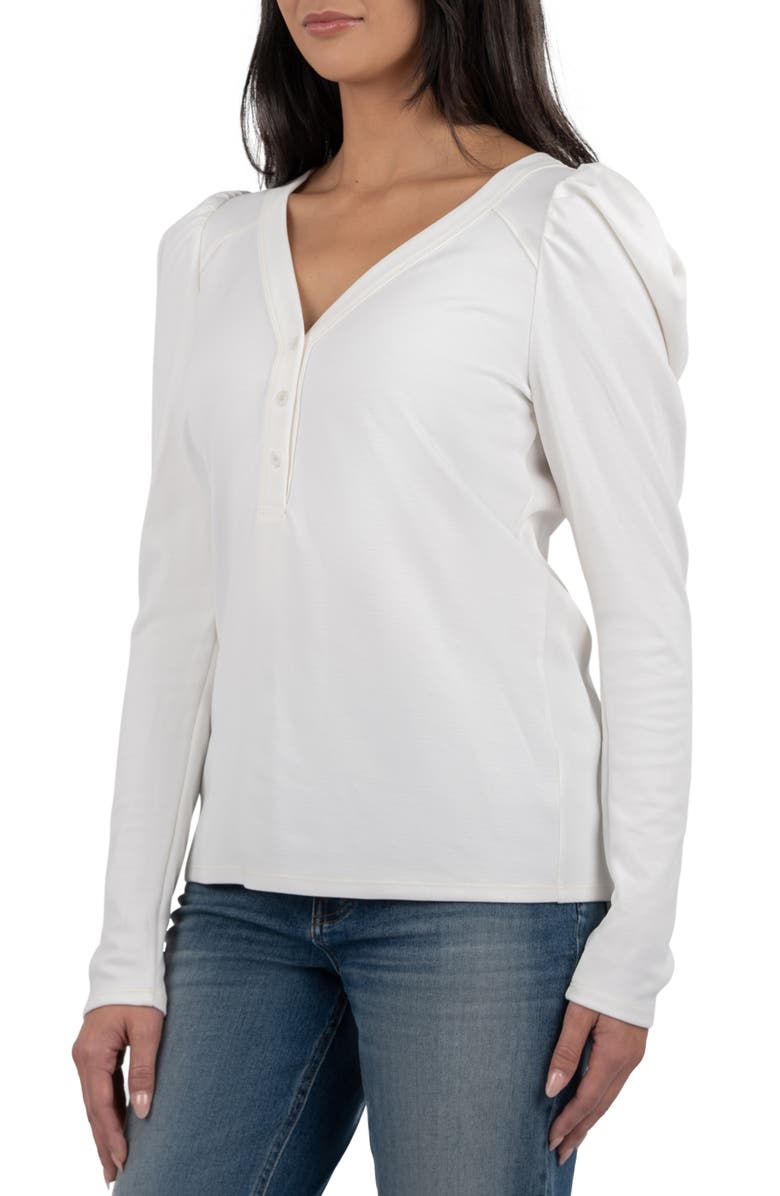 KUT from the Kloth Modal Blend V-Neck Henley, Alternate, color, 