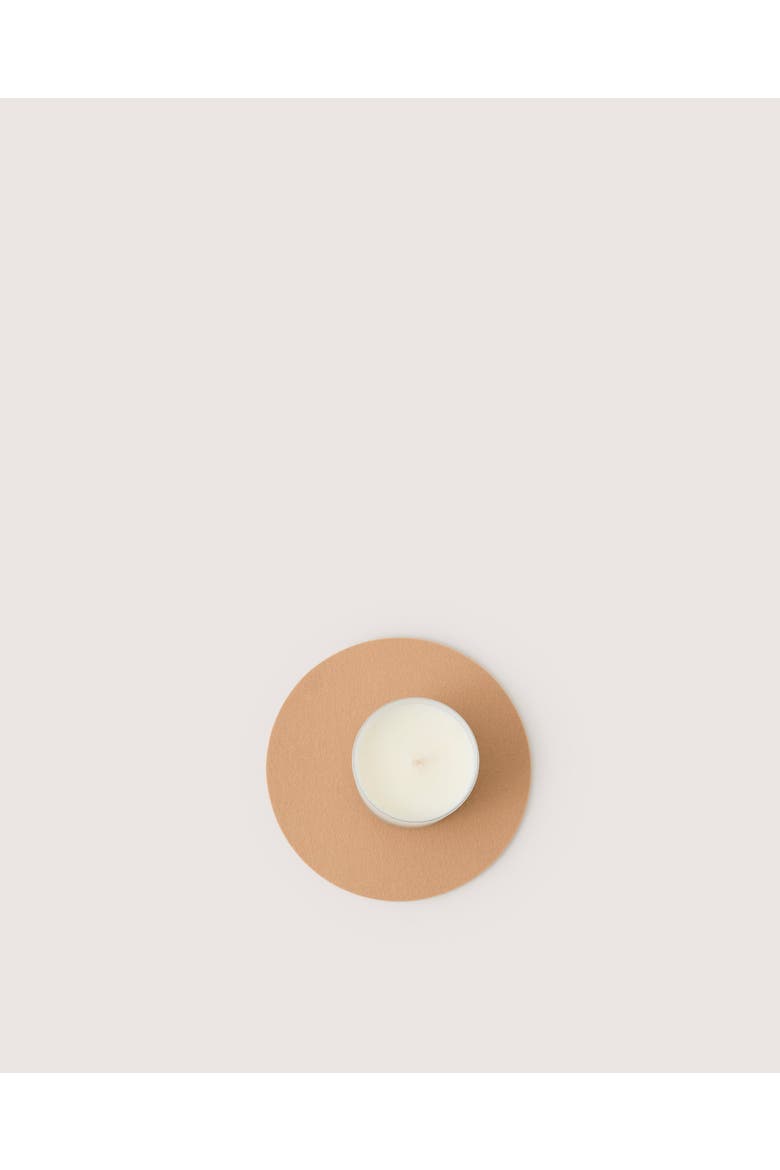 Merino Wool 8" Round Trivet, Main, color, Latte