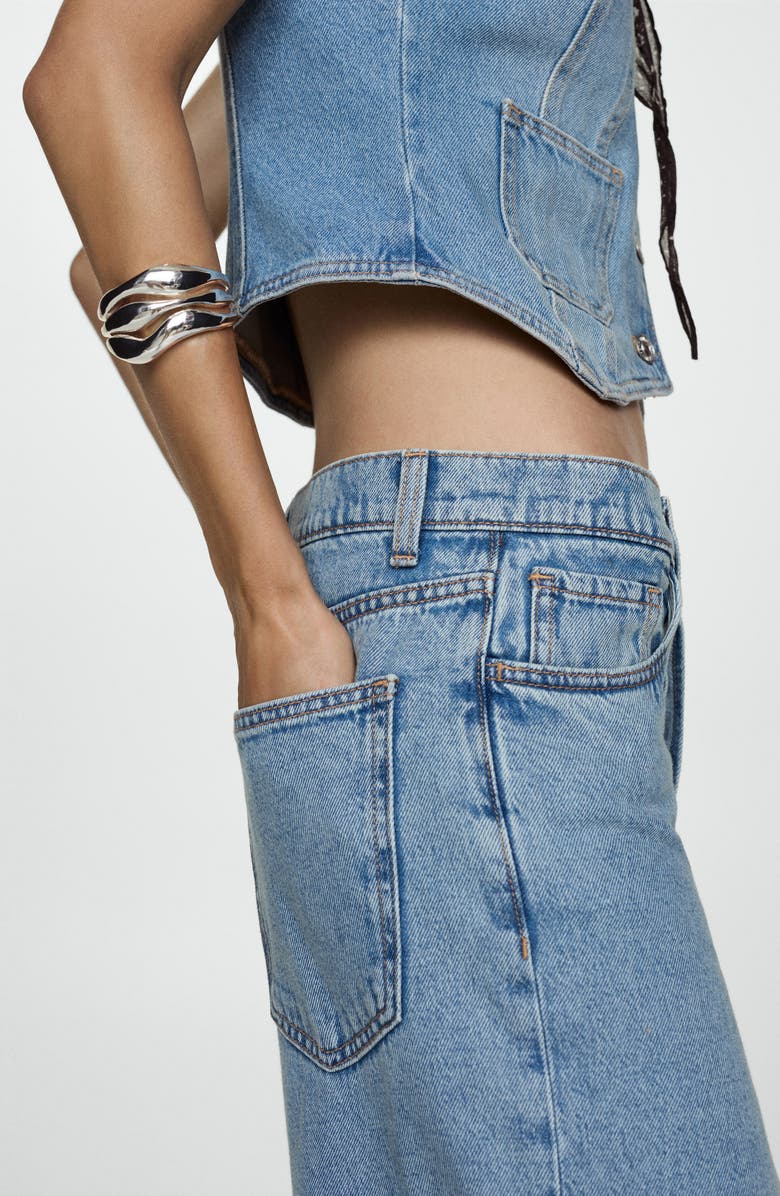 MANGO Wide Leg Jeans, Alternate, color, 