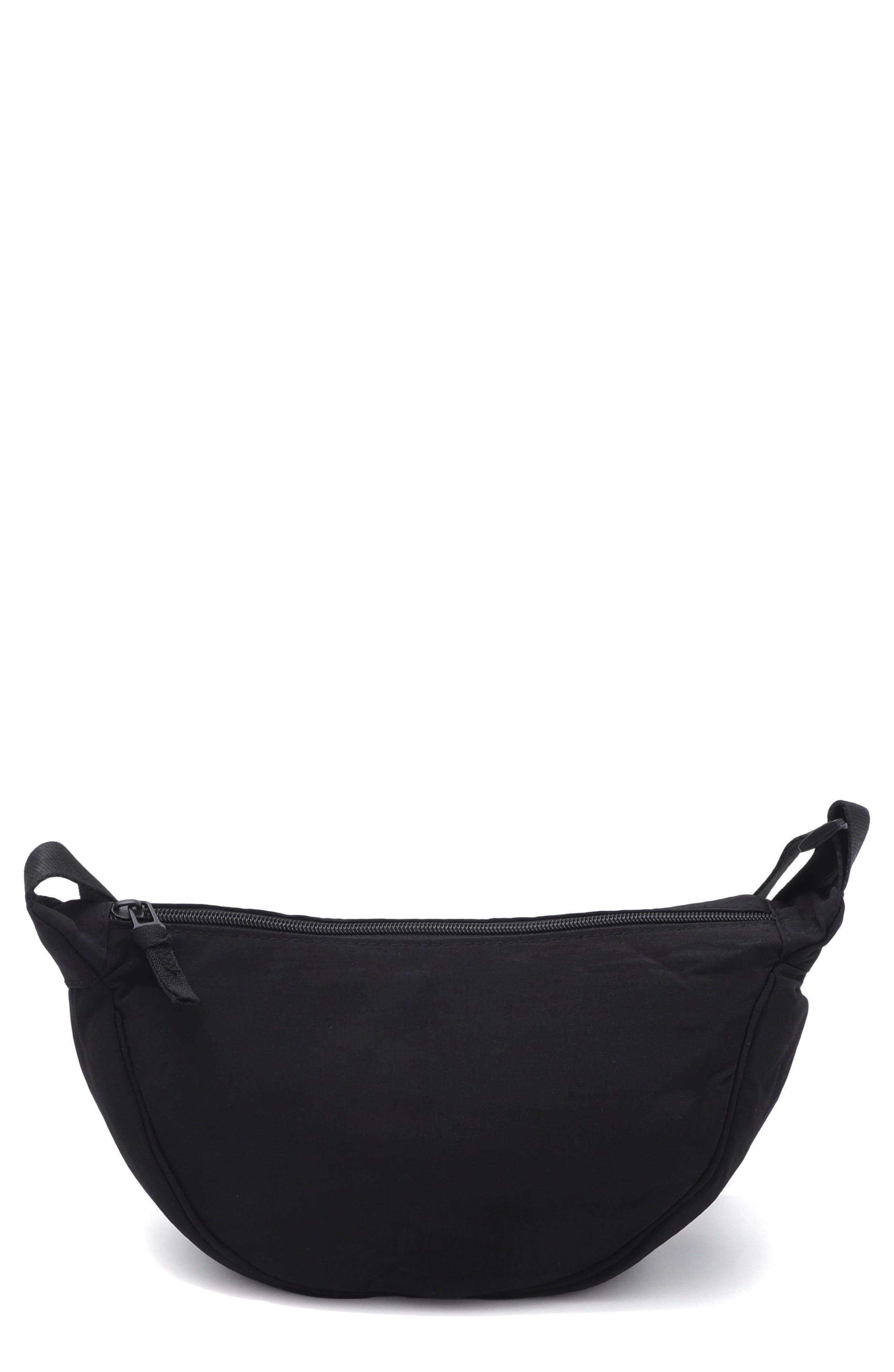 Adornia Black Sporty Adjustable Moon Bag