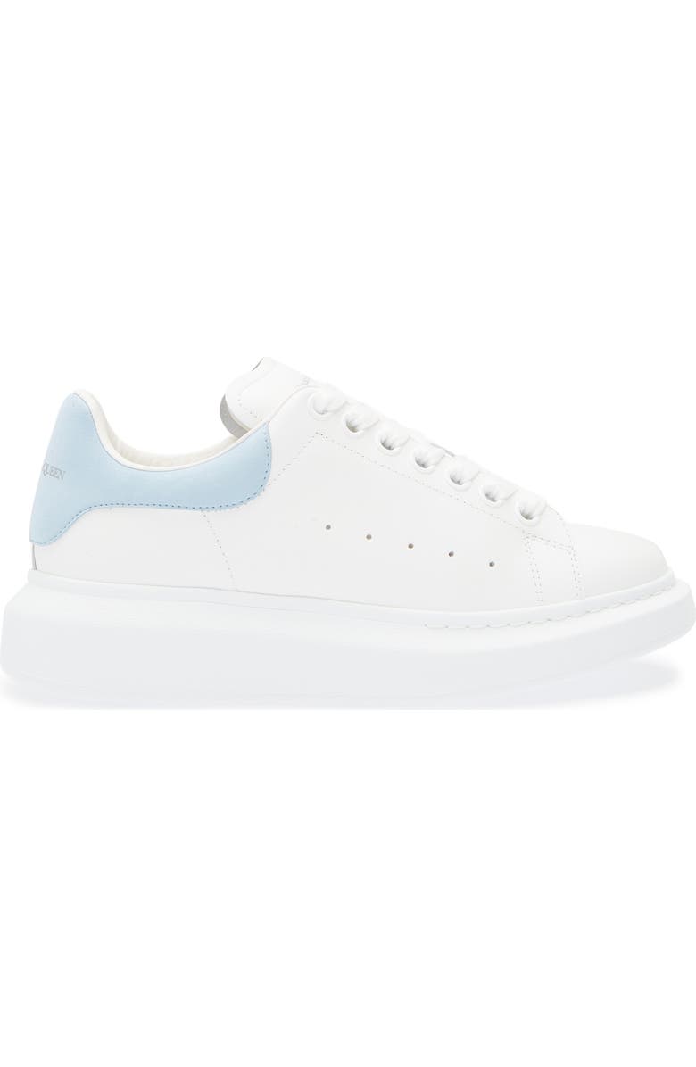 McQueen Oversized Sneaker, Alternate, color, White/ Powder Blue