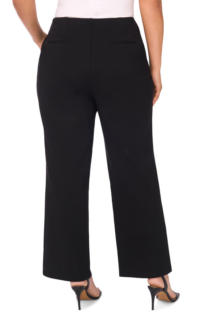Halogen<sup>®</sup> High Waist Straight Leg Pants, Alternate, color, Rich Black
