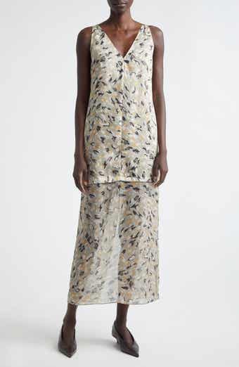 Katrin Abstract Animal Print Maxi Dress