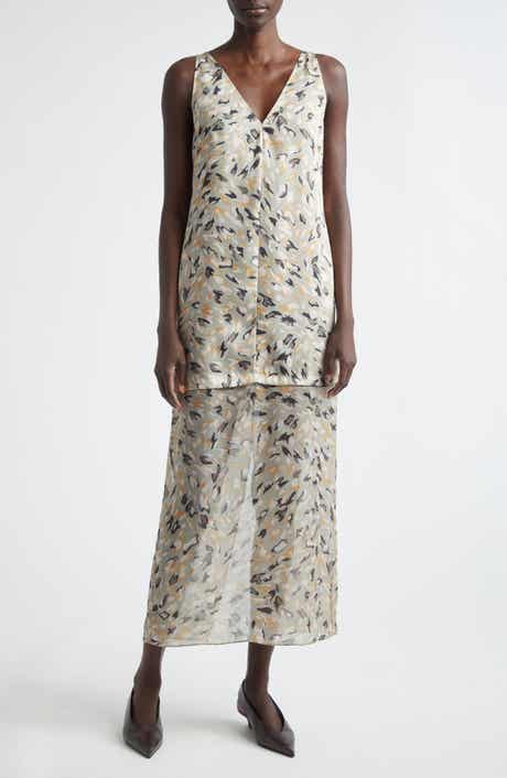 Katrin Abstract Animal Print Maxi Dress