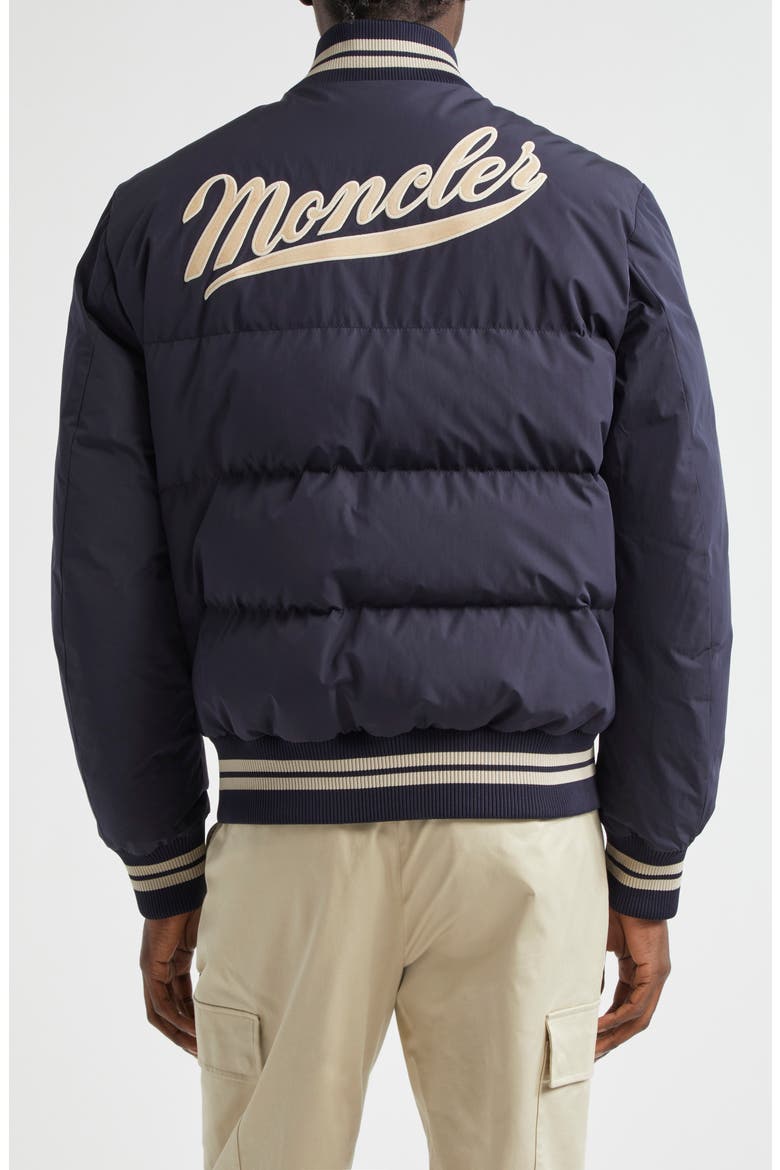 Lateltin Varsity Bomber Jacket, Alternate, color, DARK BLUE