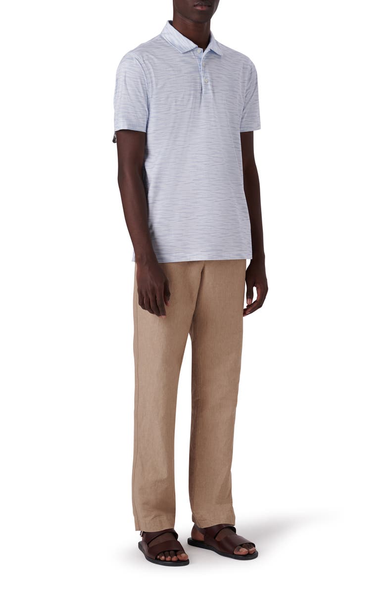 Bugatchi Victor OoohCotton<sup>®</sup> Striated Polo, Alternate, color, 