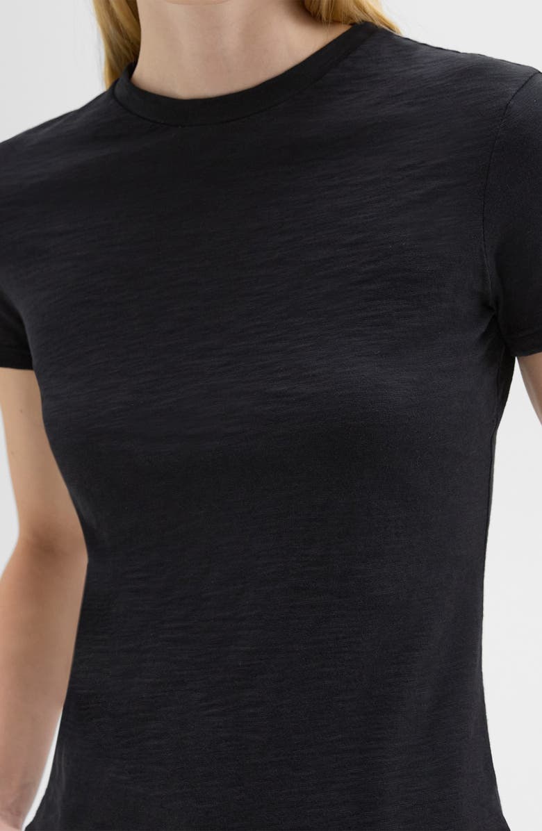 Theory 2 Nebulous Organic Cotton Tiny Tee, Alternate, color, Black