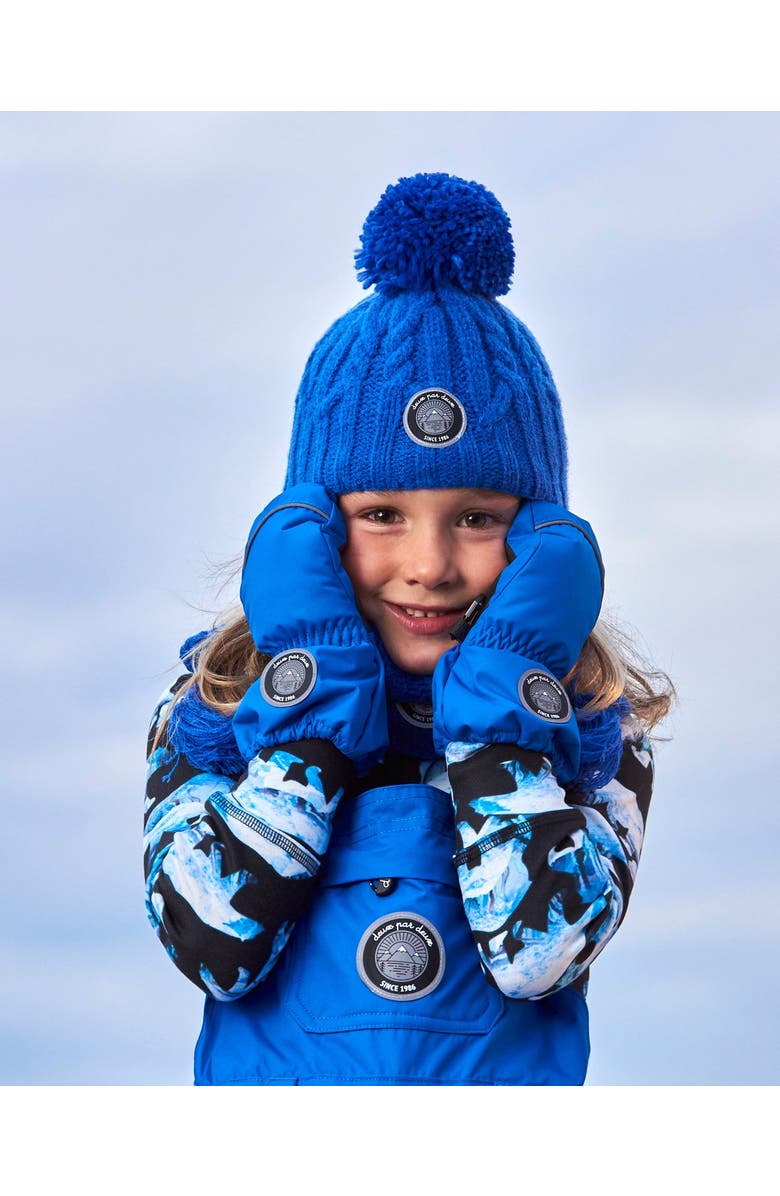 Deux par Deux Boy's Knit Neckwarmer Royal Blue, Alternate, color, 
