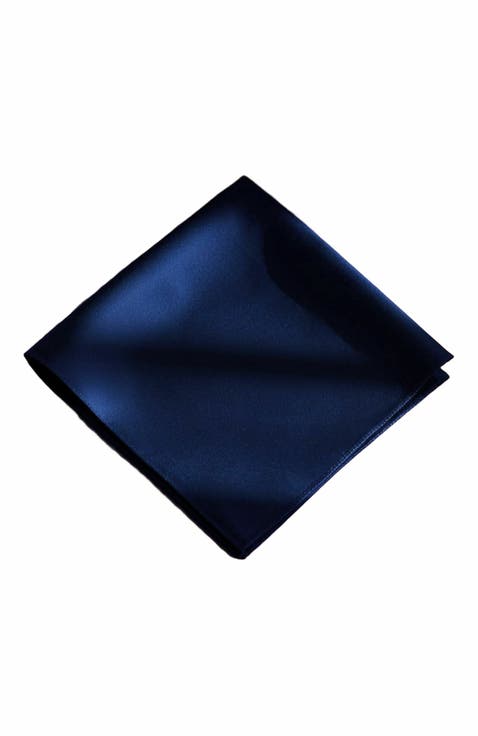 Pure Silk Solid Color Square Scarf