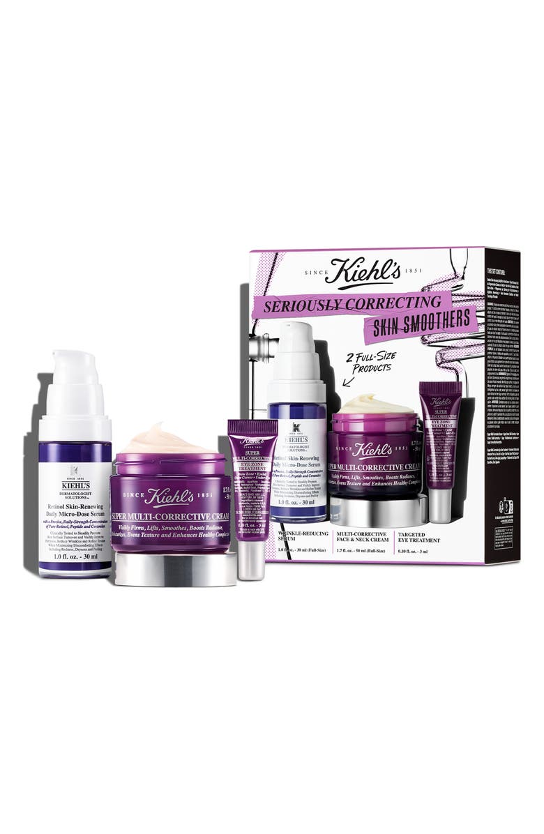 Kiehl's Since 1851 Seriously Correcting Skin Smoothers Set $154 Value, Main, color, 