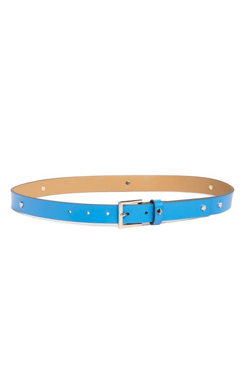 25mm spade stud leather belt