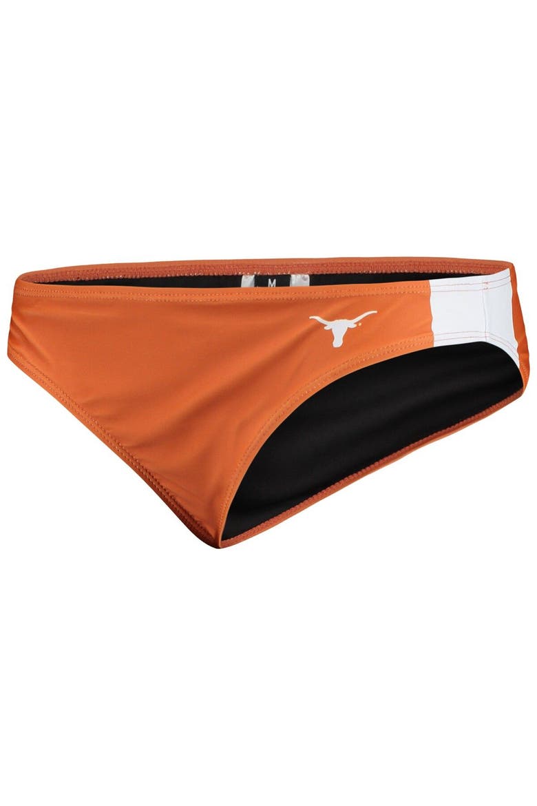 Women's FOCO Texas Orange Texas Longhorns Wordmark Bikini Bottom, Alternate, color, Burnt Orange