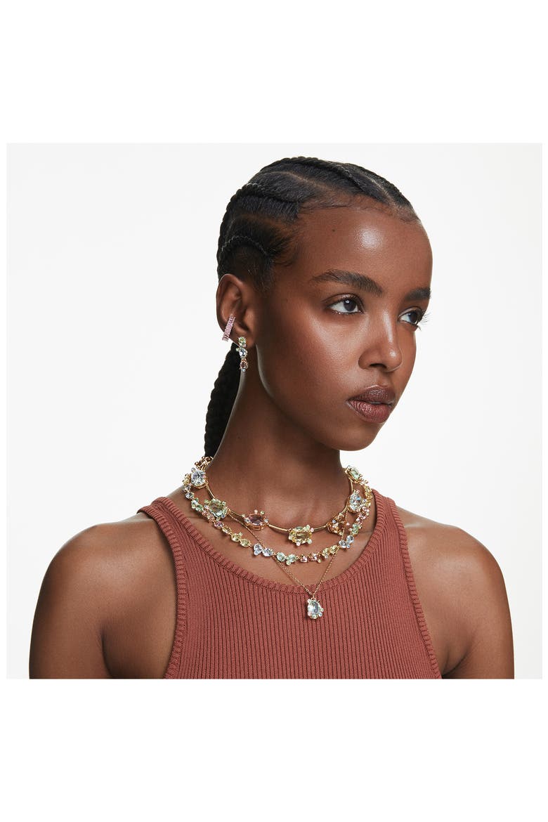 Gema Crystal Collar Necklace, Alternate, color, MULTI