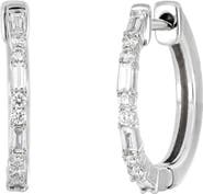 Bony Levy Gatsby Diamond 12mm Hoop Earrings