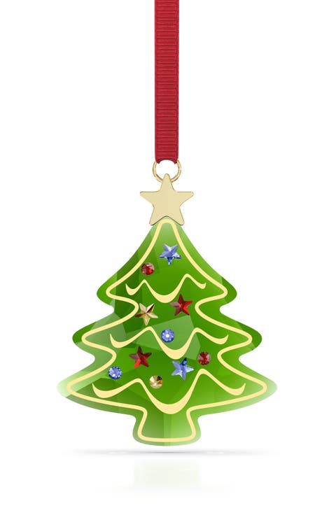 Holiday Cheers Crystal Tree Ornament