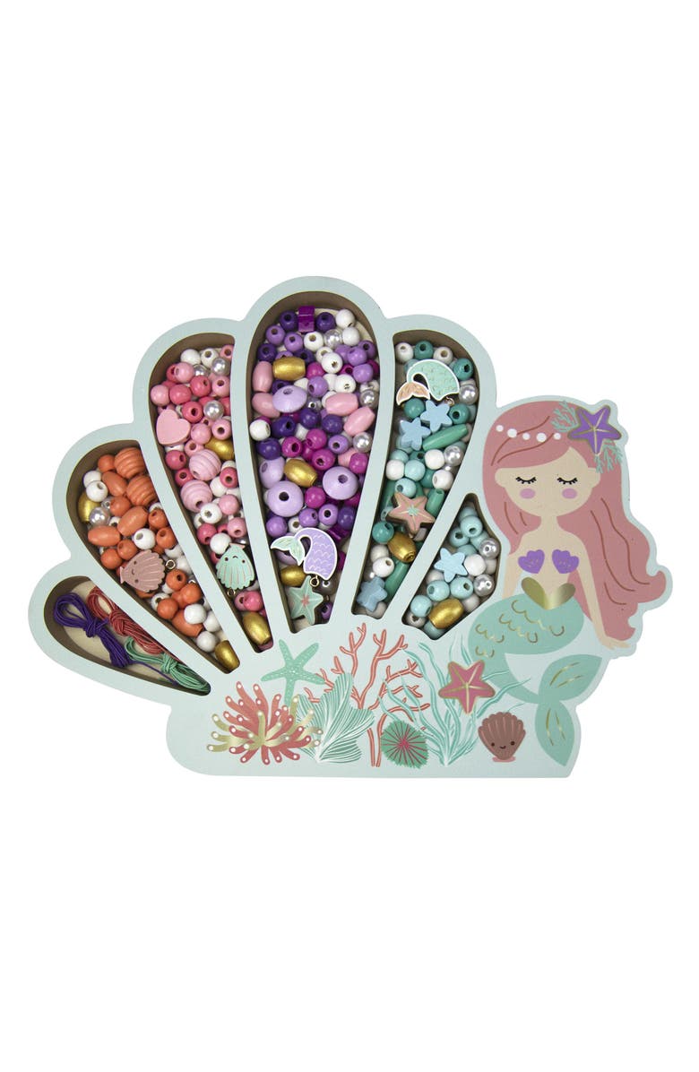 Sycomore Les Perles -Mermaid Wooden Beads - 4y+, Main, color, Multicolor