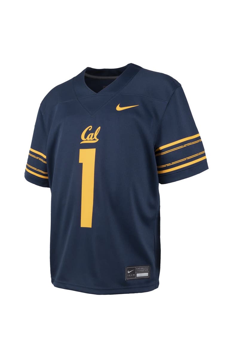 Nike Youth Nike #1 Navy Cal Bears Untouchable Replica Game Jersey, Alternate, color, Navy
