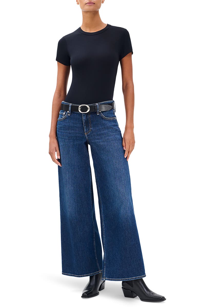 rag & bone Aiden Low Rise Wide Leg Jeans, Alternate, color, Rhinebeck