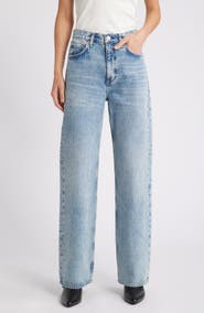 rag & bone Shea High Waist Wide Leg Jeans