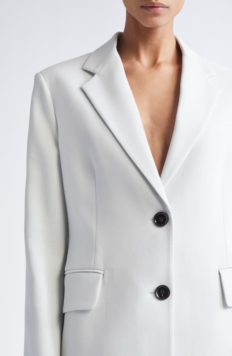 Proenza Schouler Eva Stretch Gabardine Blazer, Alternate, color, Pale Grey