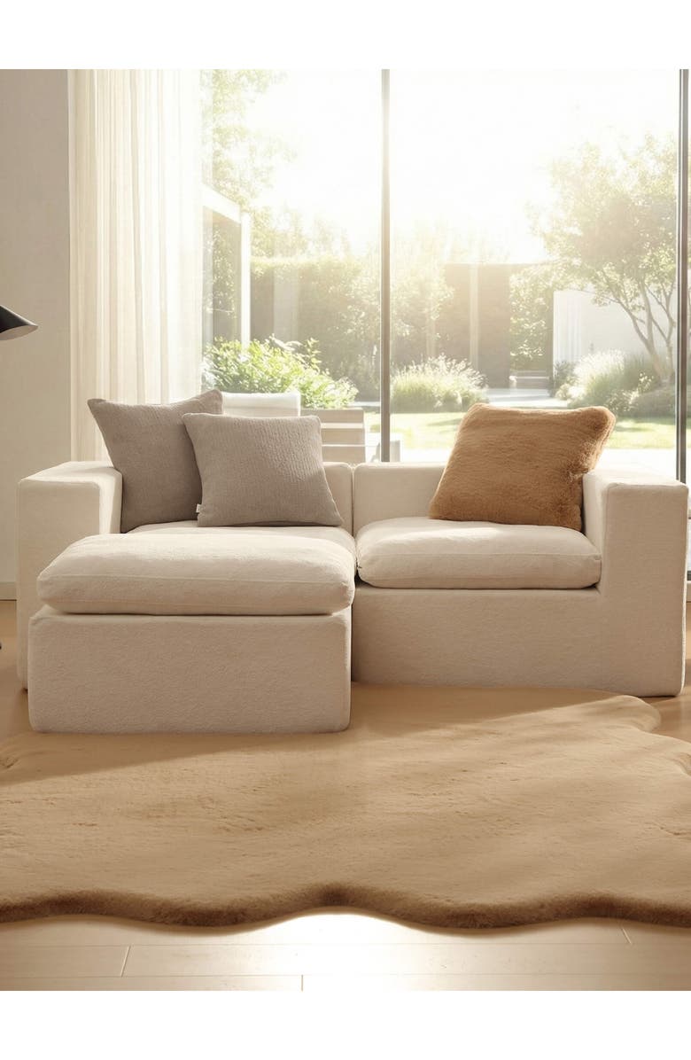 Sunday Citizen Faux Fur Accent Pillow, Alternate, color, 