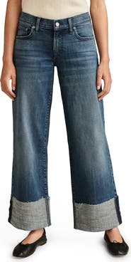 Lucky Brand Lucky Legend Cuffed Wide Leg Jens