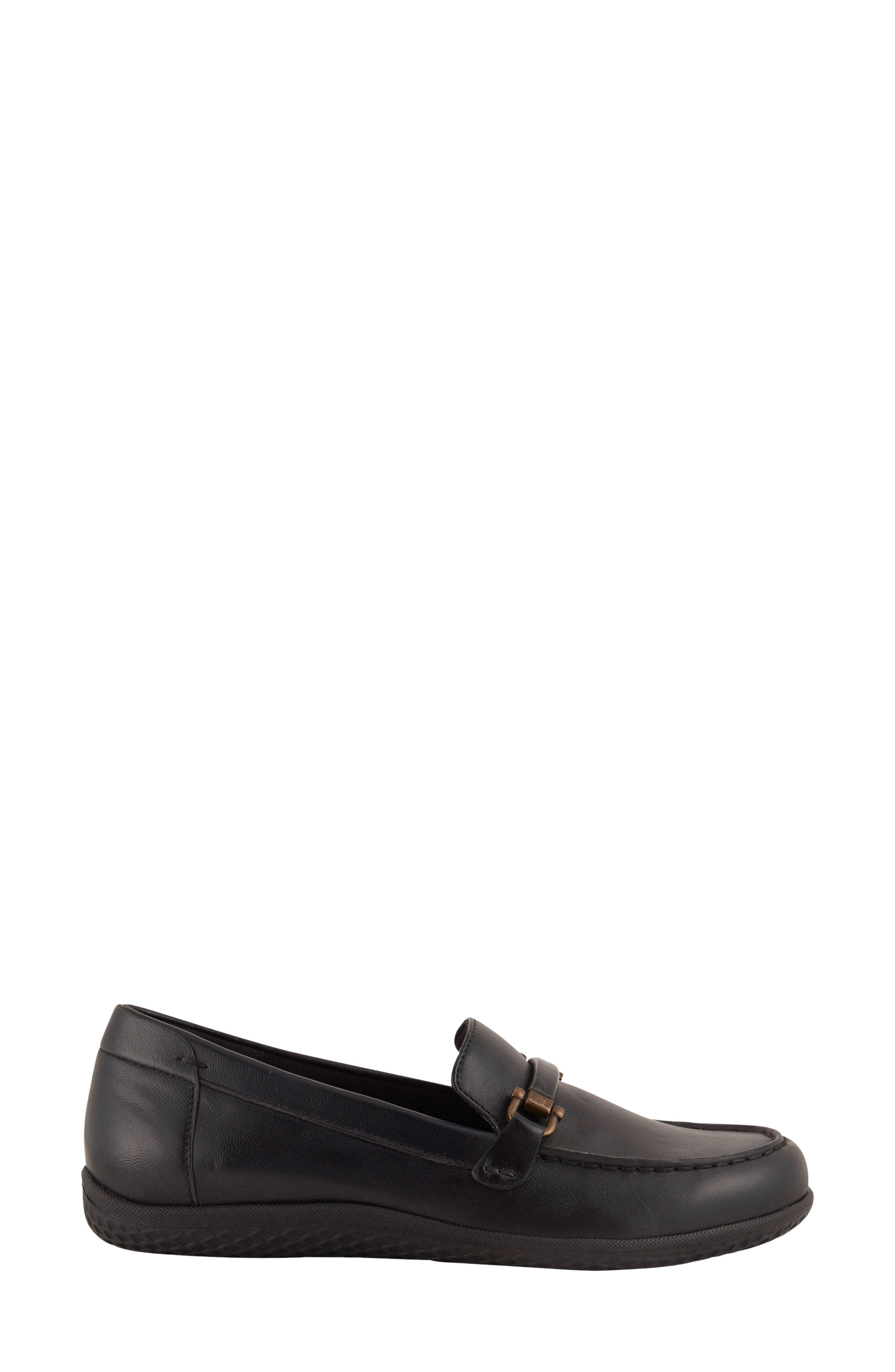 Castle Loafer, Alternate, color, BLACK