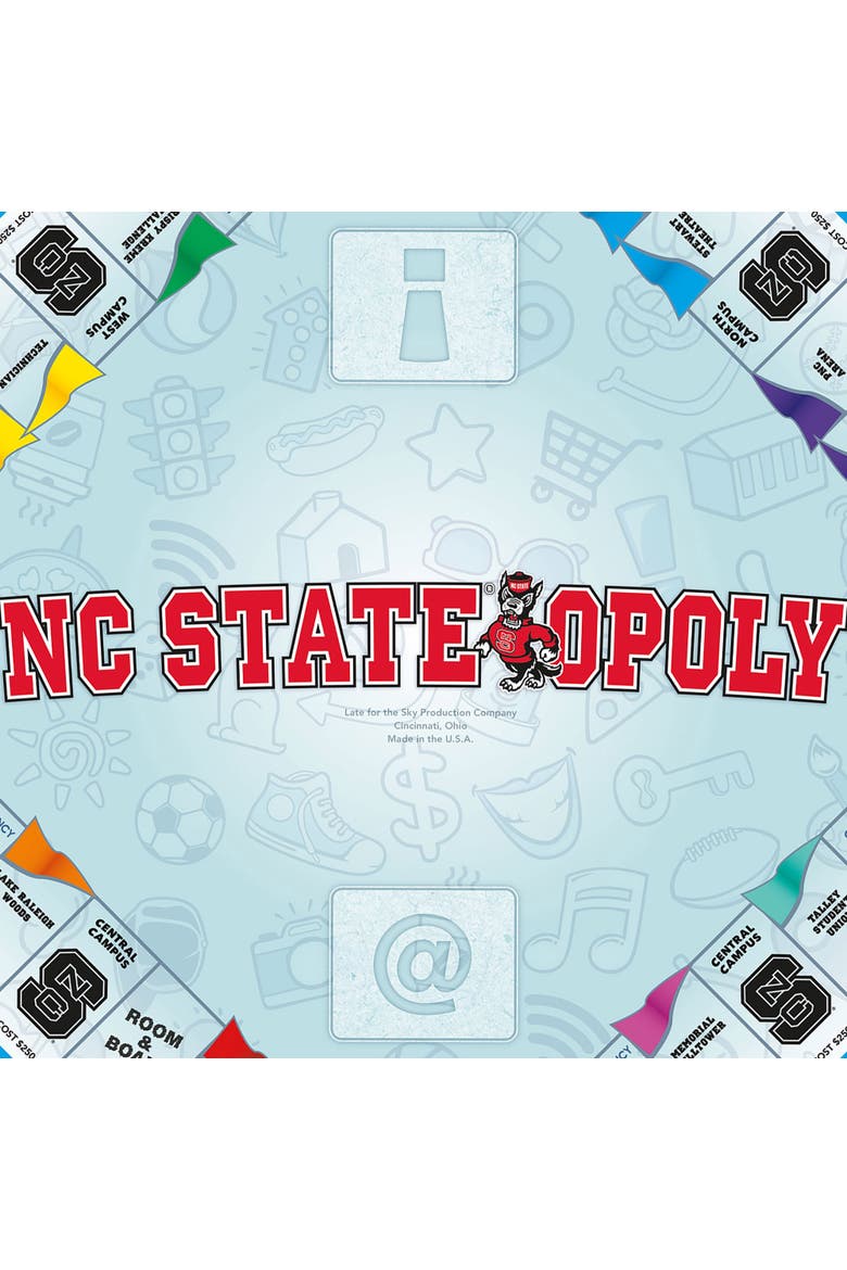 Nc Stateopoly Themed Family Board Game, Alternate, color, Multicolored